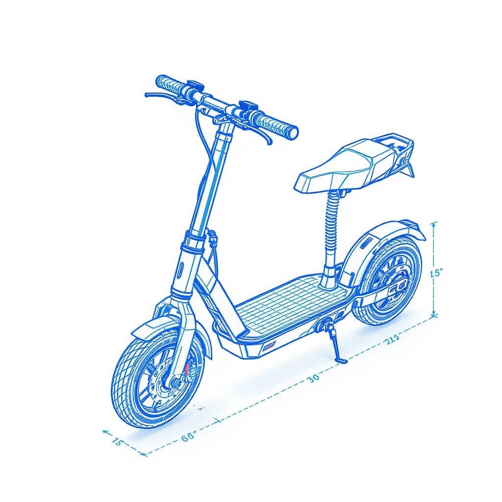 Isometric blueprint style effect showcase